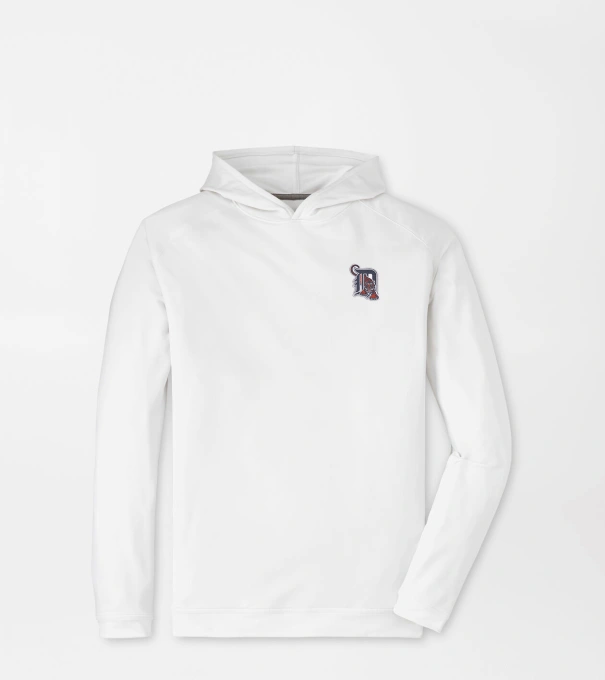 Cooperstown Detroit Tigers Pine Performance Hoodie in White