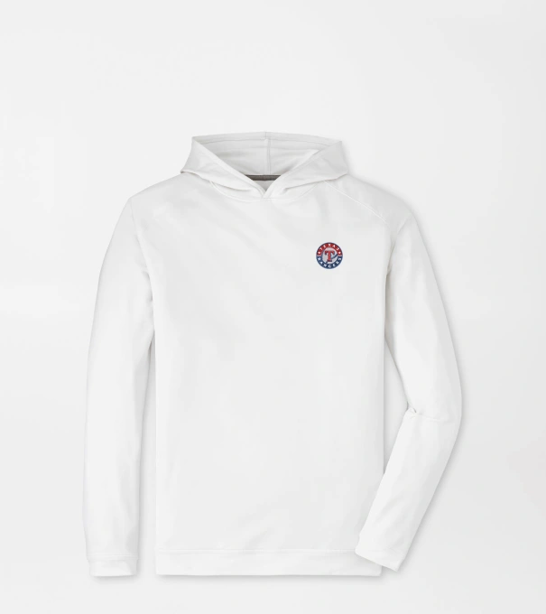 Cooperstown Texas Rangers Pine Performance Hoodie in White