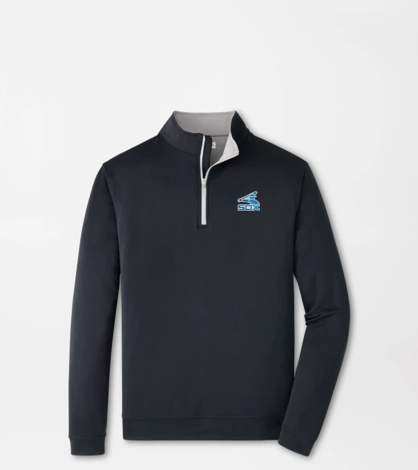 Cooperstown Chicago White Sox Perth Performance Quarter-Zip in Black