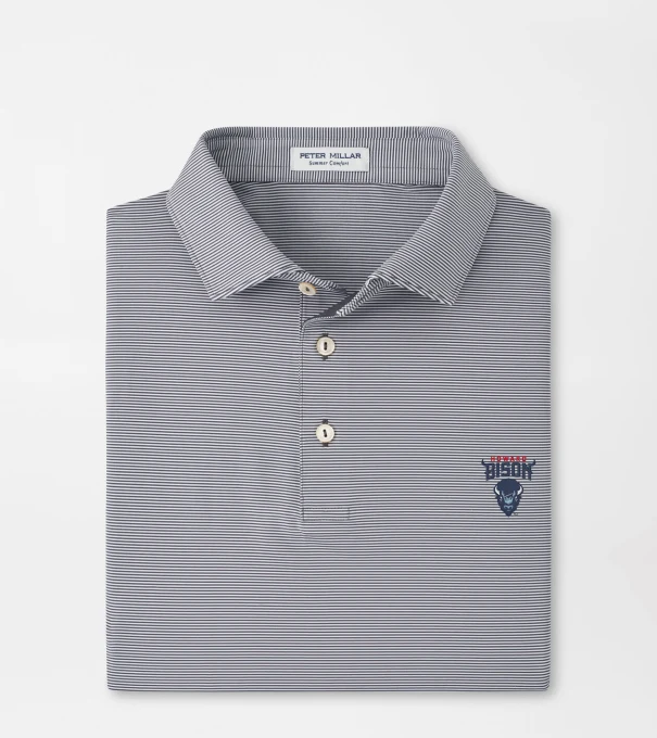 Howard University Jubilee Performance Jersey Polo in Iron