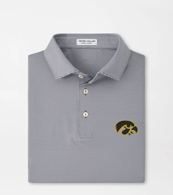 Iowa Jubilee Performance Jersey Polo in Iron
