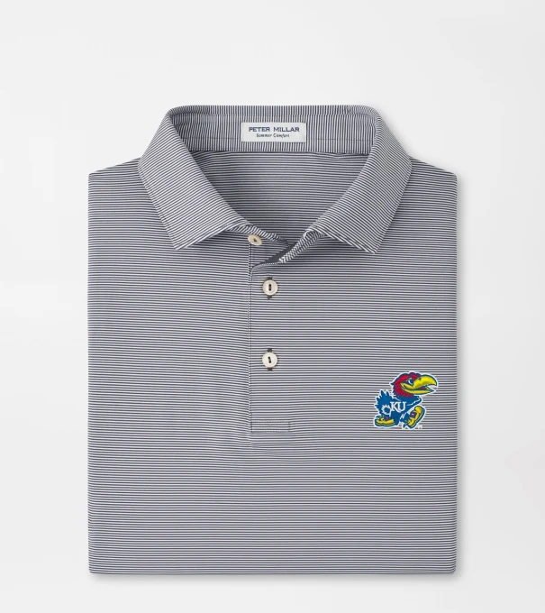 Kansas Jubilee Performance Jersey Polo in Iron