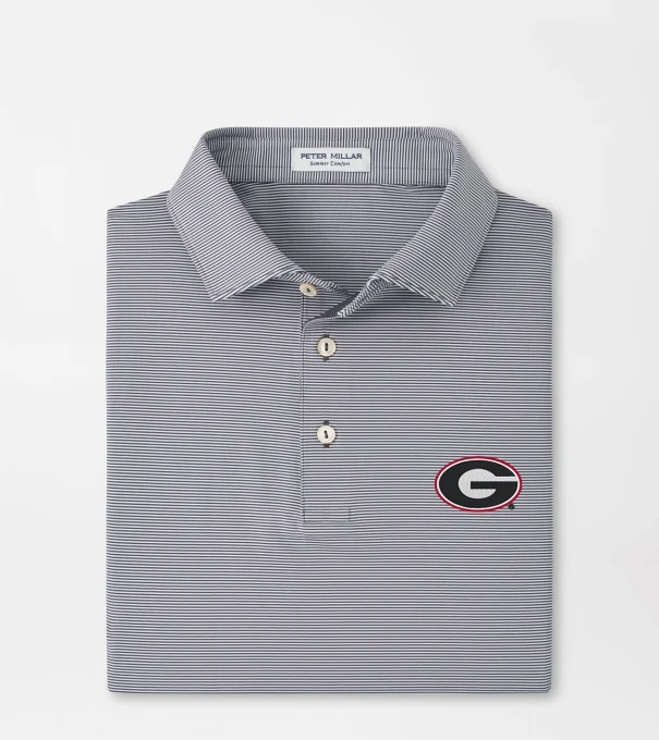 Georgia Jubilee Performance Jersey Polo in Iron