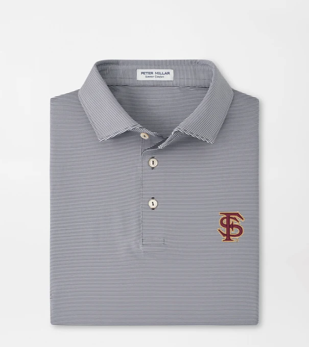 Florida State Jubilee Performance Jersey Polo in Iron