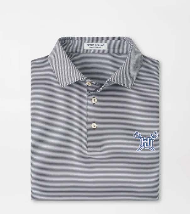 Hampton University Jubilee Performance Jersey Polo in Iron