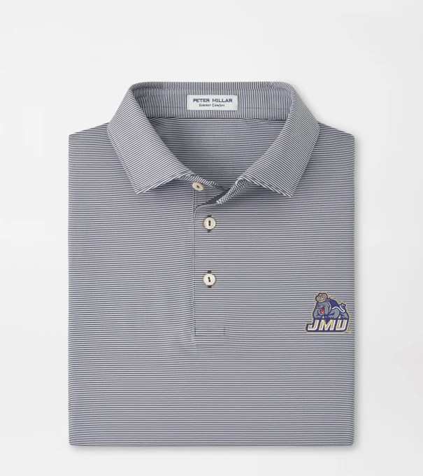 James Madison University Jubilee Performance Jersey Polo in Iron