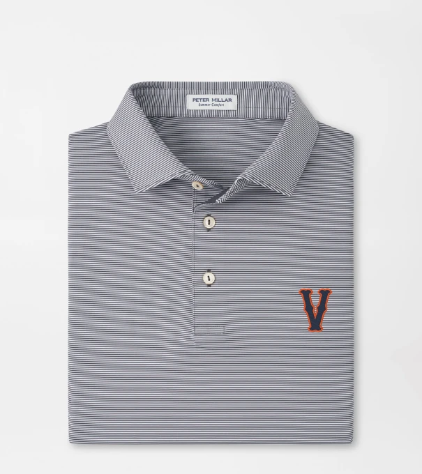 Virginia Vault Jubilee Performance Jersey Polo in Iron