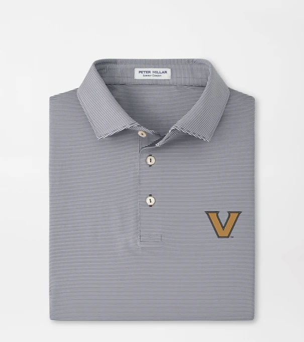 Vanderbilt Jubilee Performance Jersey Polo in Iron