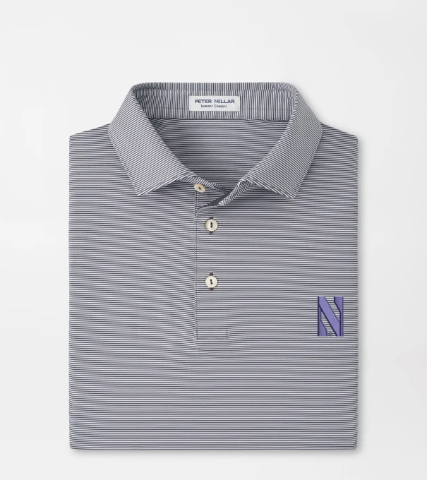 Northwestern Jubilee Performance Jersey Polo in Iron