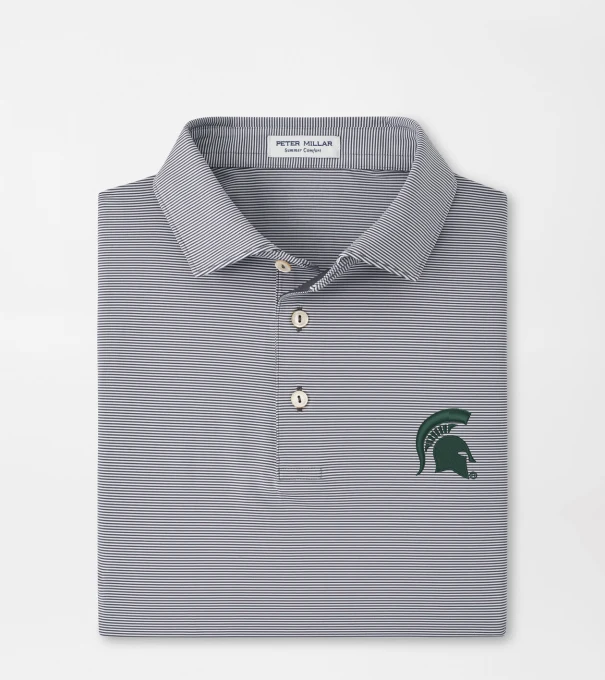 Michigan State Spartans Jubilee Performance Jersey Polo in Iron