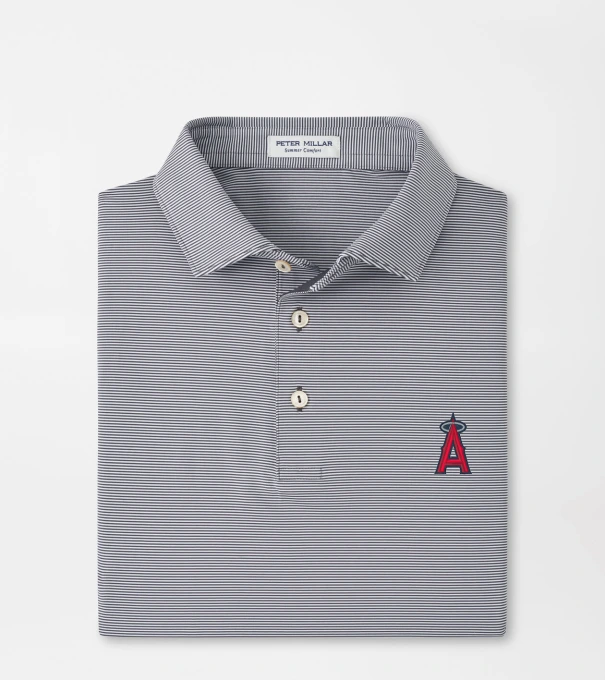Los Angeles Angels Jubilee Performance Jersey Polo in Iron