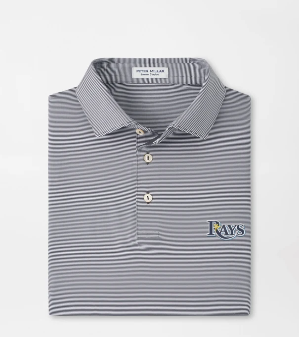 Cooperstown Tampa Bay Rays Jubilee Performance Jersey Polo in Iron