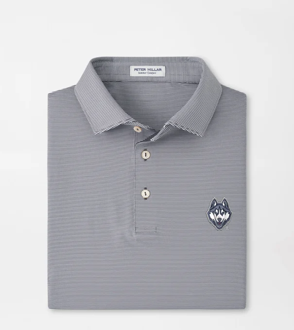 UConn Jubilee Performance Jersey Polo in Iron