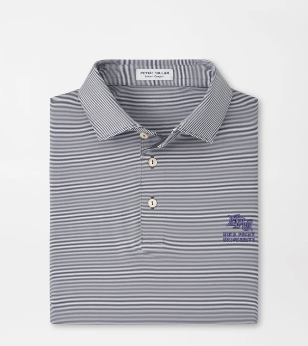 High Point University Jubilee Performance Jersey Polo in Iron