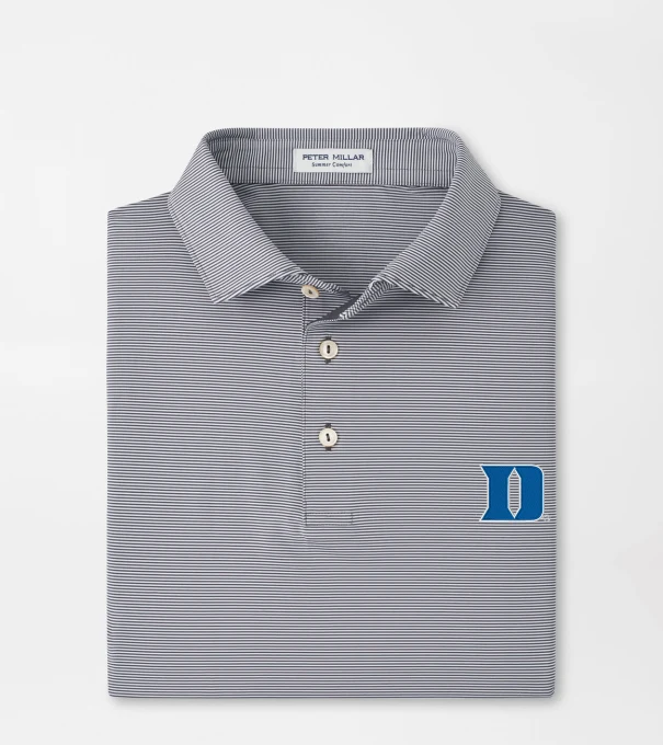 Duke University Jubilee Performance Jersey Polo in Iron