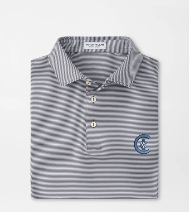 Cooperstown Chicago Cubs Jubilee Performance Jersey Polo in Iron