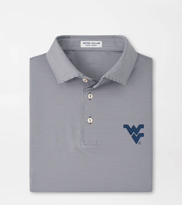 West Virginia Jubilee Performance Jersey Polo in Iron