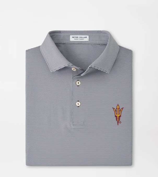 Arizona State Jubilee Performance Jersey Polo in Iron