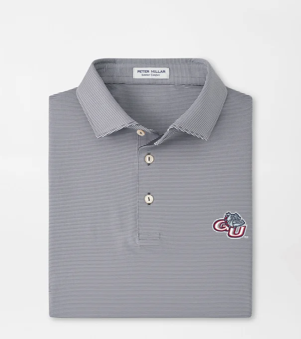 Gonzaga Jubilee Performance Jersey Polo in Iron