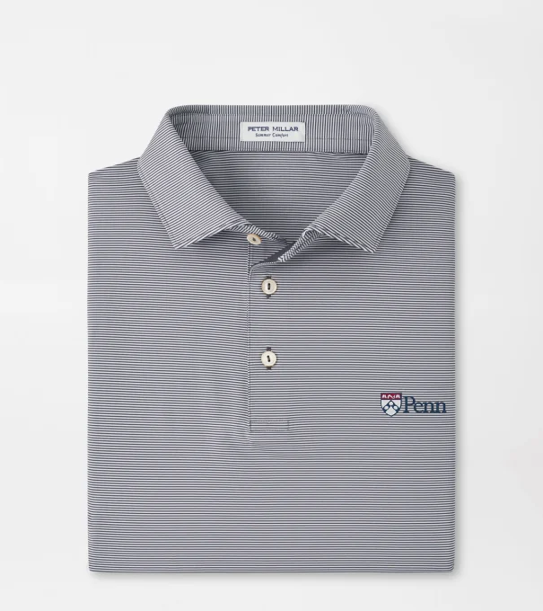 UPenn Jubilee Performance Jersey Polo in Iron