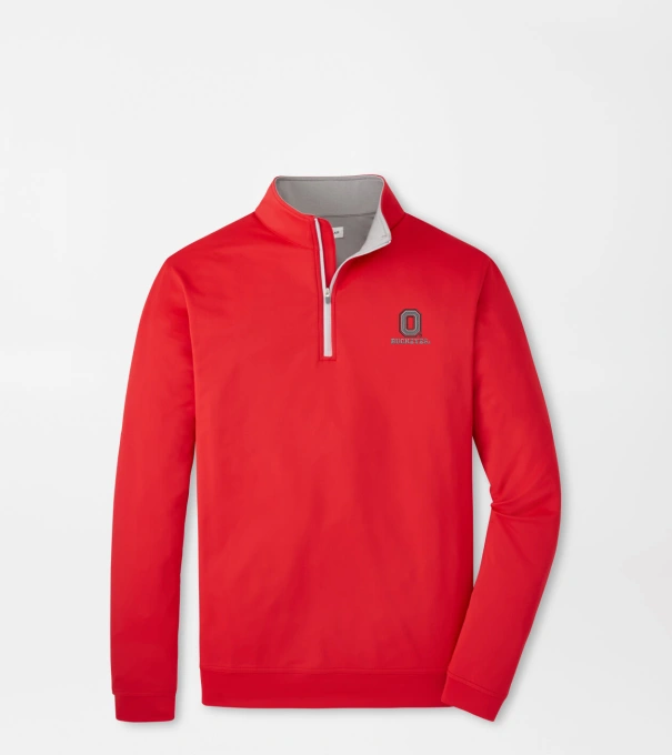 The Ohio State University Vault Perth Performance Quarter-Zip in Red3