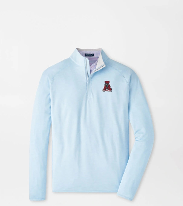 Alabama Vault Stealth Performance Quarter-Zip in Blue Frost