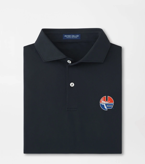 Florida Vault Soul Performance Mesh Polo in Black