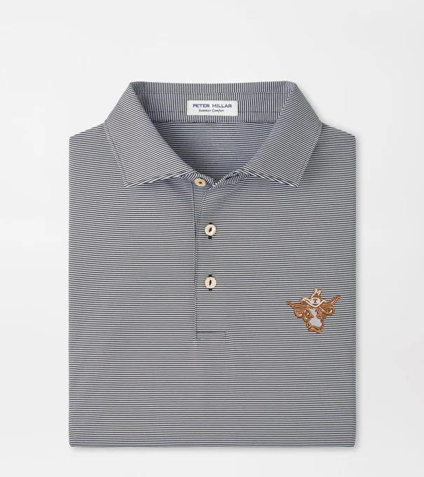 Texas Vault Jubilee Performance Jersey Polo in Black
