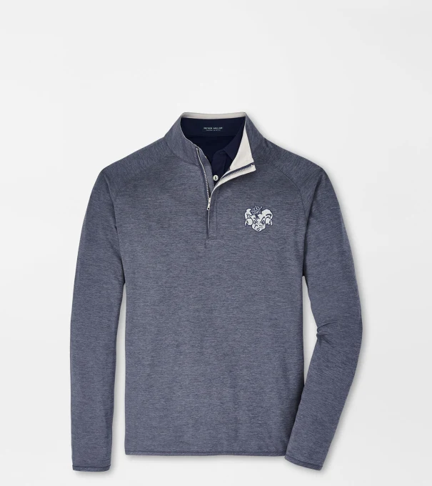 UNC Vault Stealth Performance Quarter-Zip in Steel