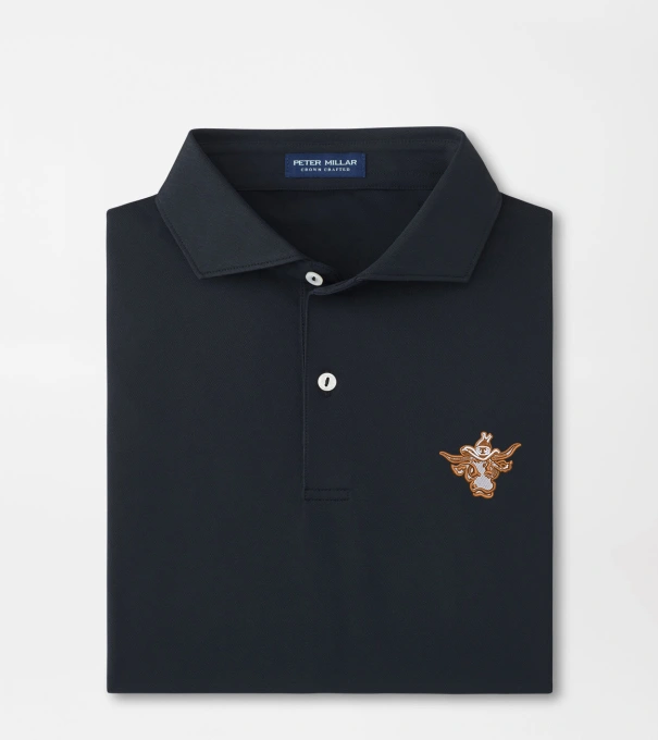 Texas Vault Soul Performance Mesh Polo in Black