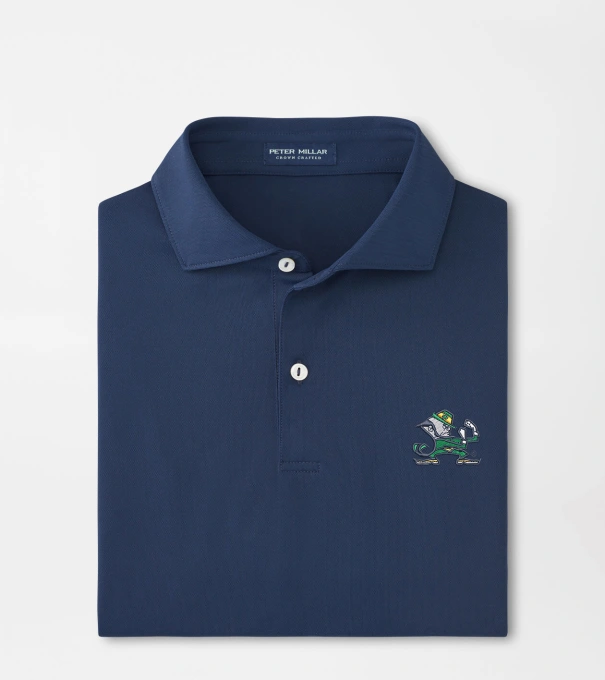 Notre Dame Fighting Irish Soul Performance Mesh Polo in Navy