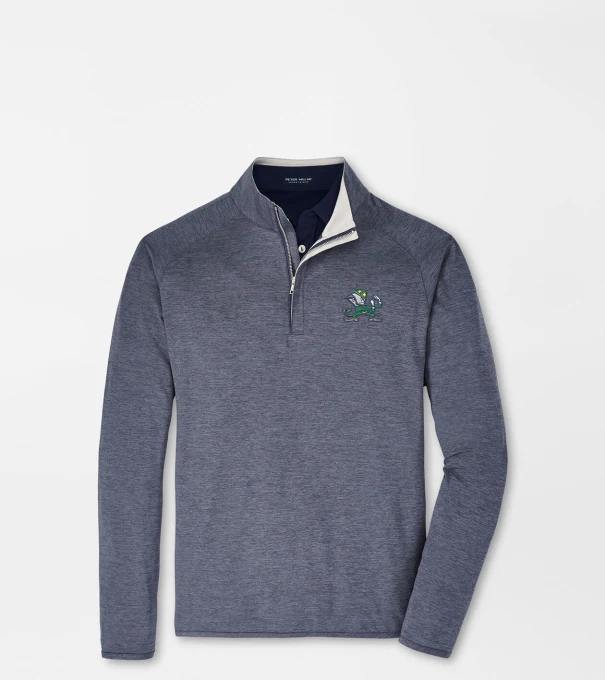 Notre Dame Fighting Irish Stealth Performance Quarter-Zip in Steel
