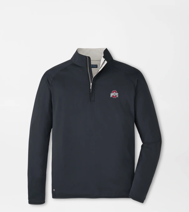 The Ohio State Stealth Performance Quarter-Zip in Black