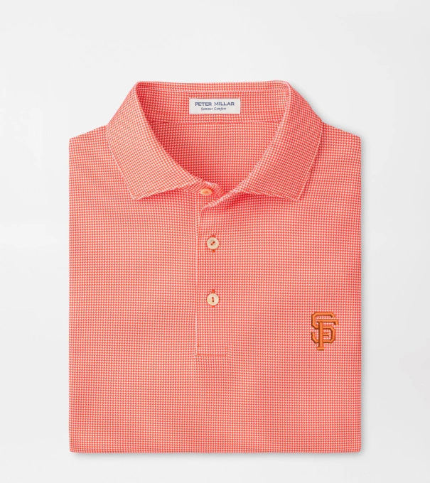 San Francisco Giants Border Performance Jersey Polo in Orange6