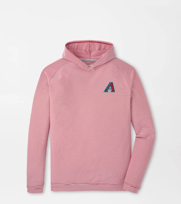 Arizona Diamondbacks Pine Sugar Stripe Performance Hoodie in Crimson1