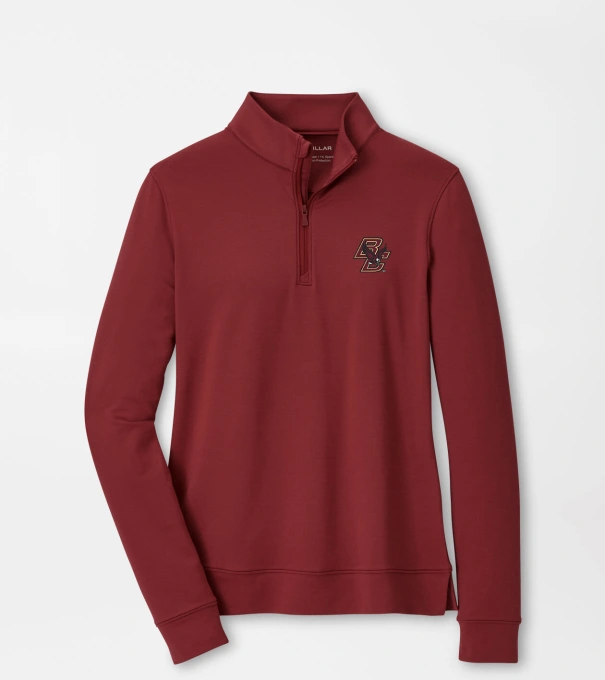 Boston College Women's Perth Performance Pullover in Maroon2