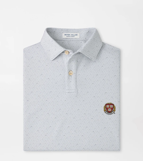 Harvard On The Ball Youth Performance Jersey Polo in British Grey