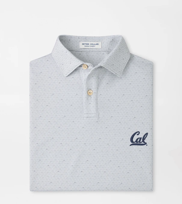 University of California Berkeley On The Ball Youth Performance Jersey Polo in British Grey