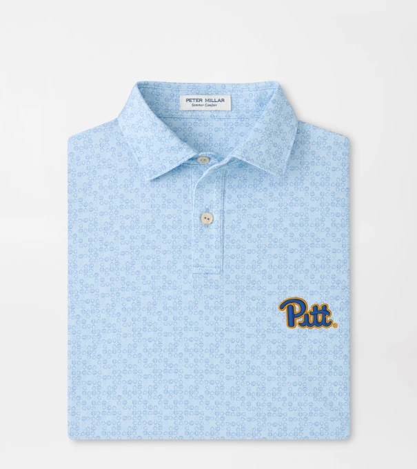 Pittsburgh Bases Loaded Youth Performance Jersey Polo in PALE BLUE