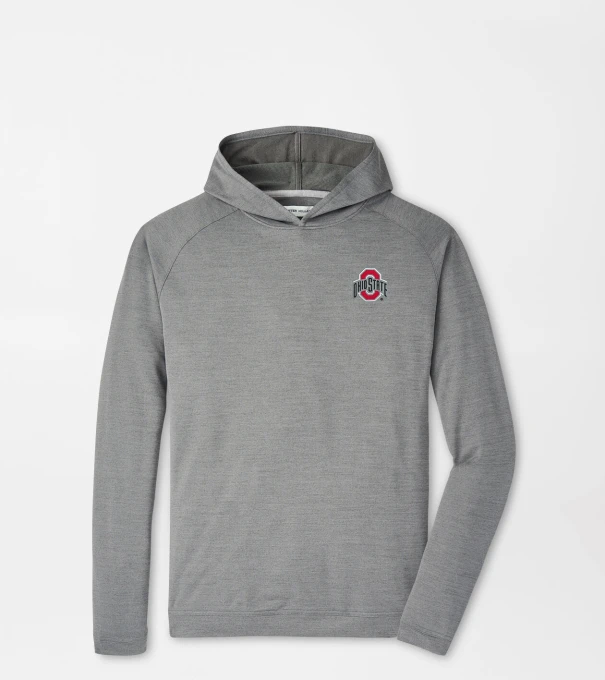 The Ohio State Pine Performance Hoodie in Iron