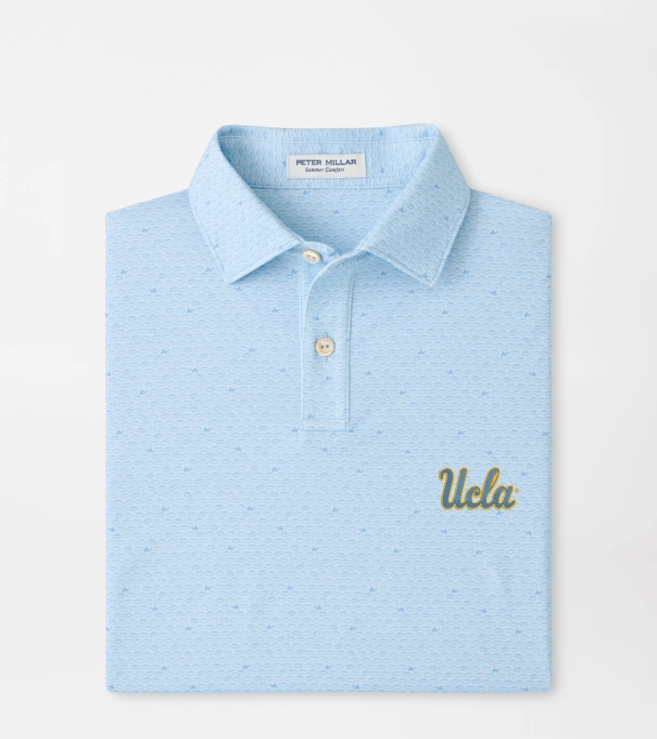 UCLA On The Ball Youth Performance Jersey Polo in PALE BLUE