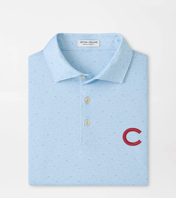 Colgate On The Ball Performance Jersey Polo in PALE BLUE