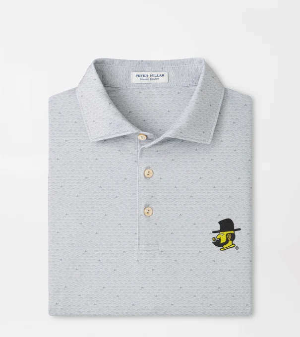 Appalachian State Yosef On The Ball Performance Jersey Polo in British Grey