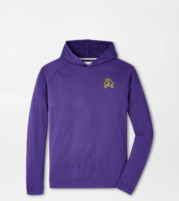 East Carolina University Pine Performance Hoodie in Purple2