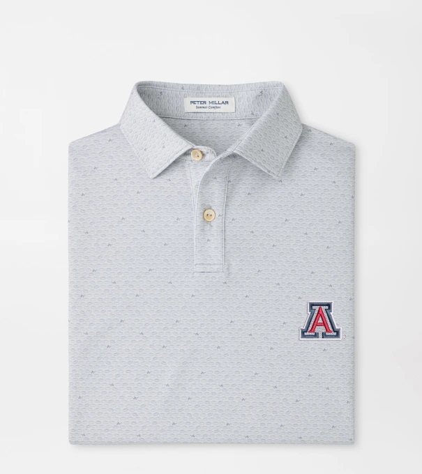 Arizona On The Ball Youth Performance Jersey Polo in British Grey
