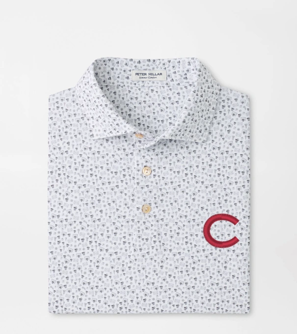Colgate Buzzer Beater Performance Jersey Polo in White