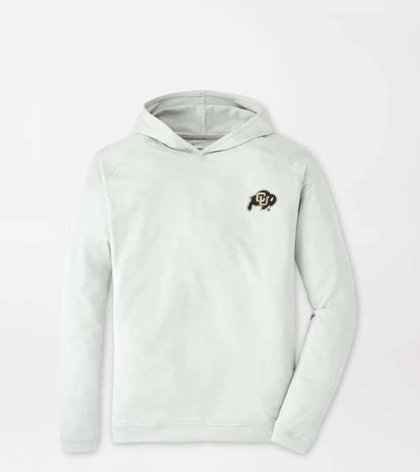 Colorado Pine Performance Hoodie in British Grey