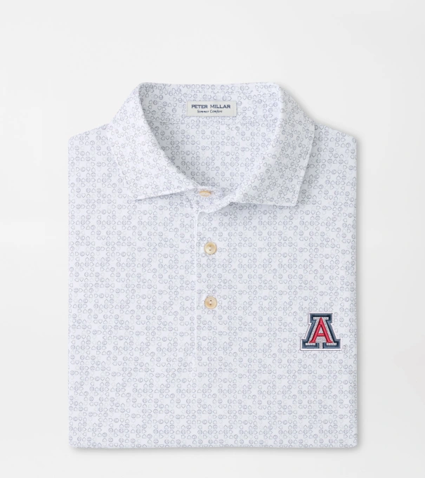 Arizona Bases Loaded Performance Jersey Polo in White
