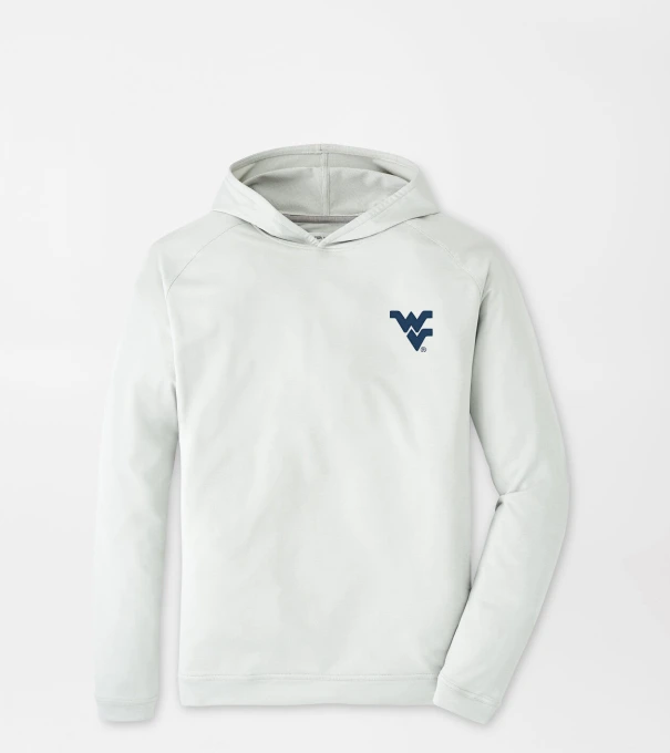 West Virginia Pine Performance Hoodie in British Grey