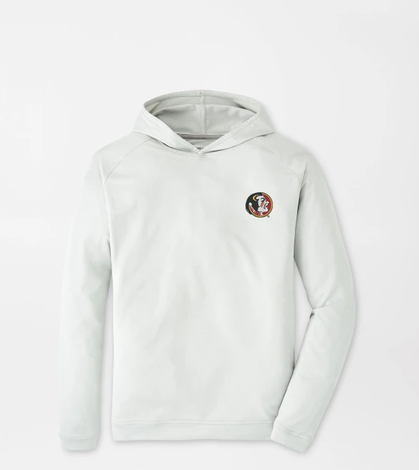 Florida State Vault Pine Performance Hoodie in British Grey
